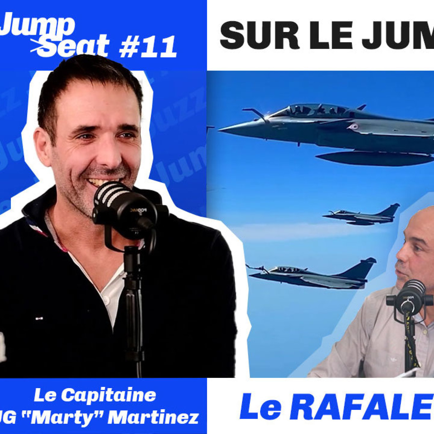 Le Rafale vu par  JG "Marty" MARTINEZ   - Extrait de JumpSeat#11 episode artwork