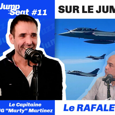 Le Rafale vu par  JG "Marty" MARTINEZ   - Extrait de JumpSeat#11 cover