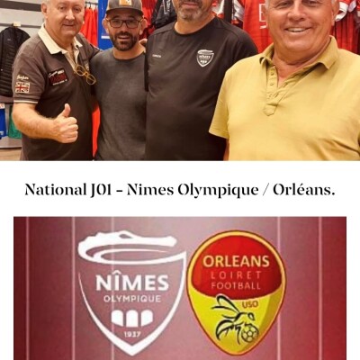 Episode 216-SagaCrocos - Nîmes Olympique / Orléans. National J01. cover