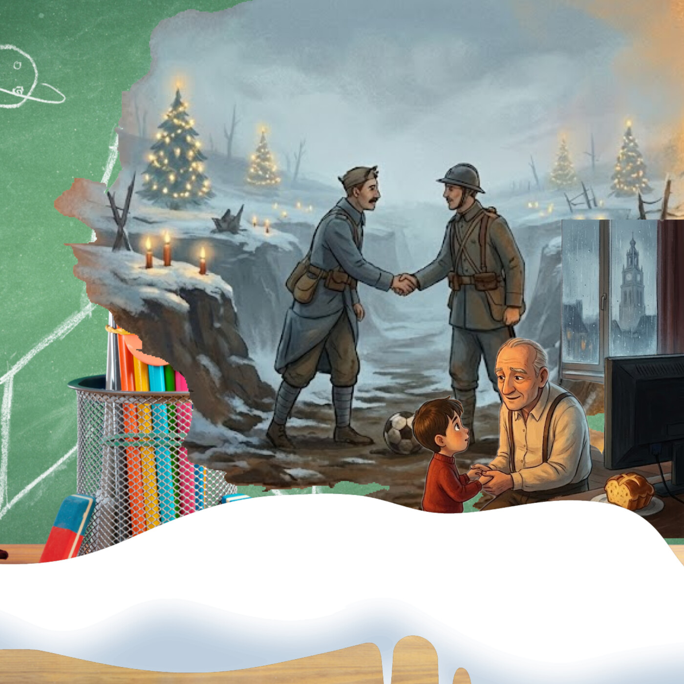 Le Miracle du Noël de 1914 au No No Man's Land | Une histoire vraie sur la paix et la trêve de Noël