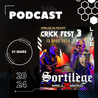 Last Ride - Podcast du 31 mars 2024 - Crick Fest 3 avec Christophe Dannacker. cover