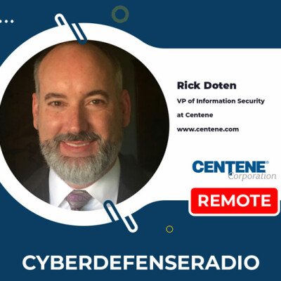 Cyber Defense Radio - Centene - HotSeat - Podcast - 2023 cover