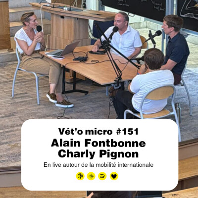 Épisode #151 - Alain Fontbonne et Charly Pignon, en live autour de la mobilité internationale cover