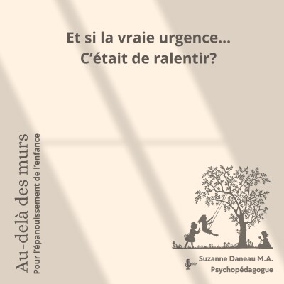 Et si la vraie urgence était... de ralentir? cover