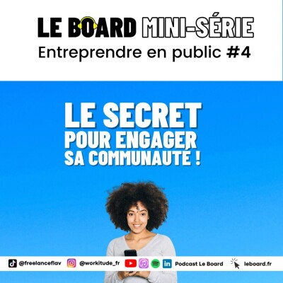 Le secret pour engager sa communauté 👀 Entreprendre en public - Mini-série - Episode 4 cover