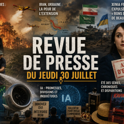 Revue de presse du 30 Juillet cover