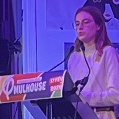 Emma Fourreau, a MEP in Mulhouse to support Eliot Gafanesch cover