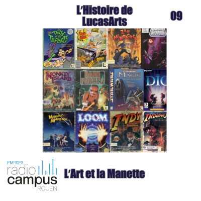 L'art et la manette #09 L'histoire de Lucasfilm Games cover