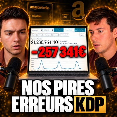 Ne fais SURTOUT PAS ça sur AMAZON KDP en 2027 (500 000 livres vendus) cover