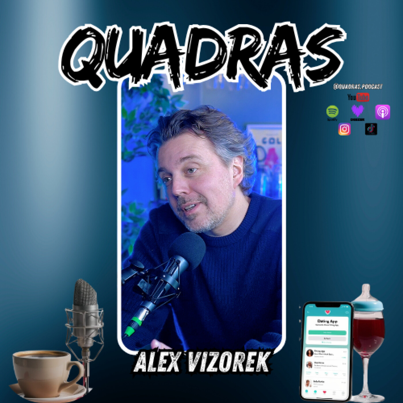 Alex Vizorek : la scène, l'humour, la passion, comment évoquer avec humour, défis de la quarantaine et souvenirs episode artwork