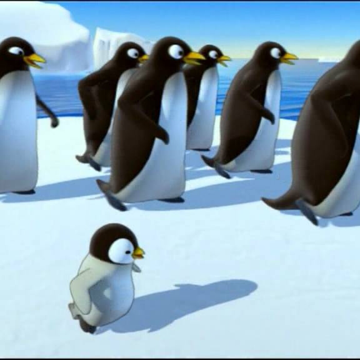Les papas pingouins animateurs à l'Eurovision 🐧