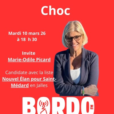 Ondes de Choc Interview  de madame Picard Marie_ Odile  candidate pour la lite Nouvel Élan pour Saint-Médard en Jalles cover
