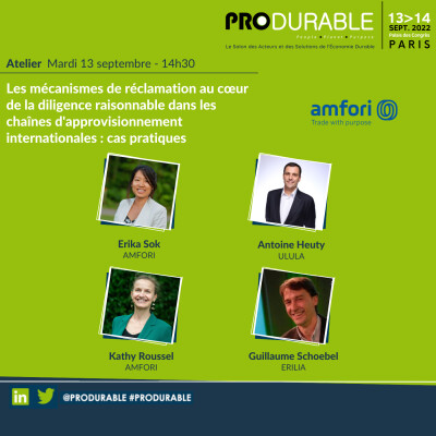 amfori - Les mécanismes de réclamation dans les chaînes d'approvisionnement internationales cover