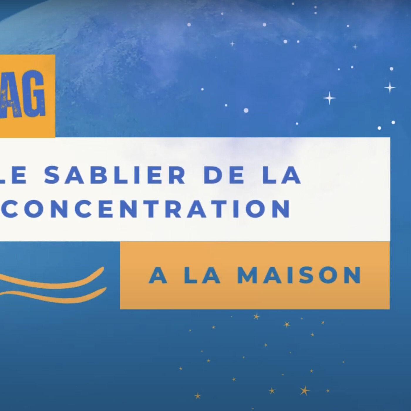 Zenbag à la maison - Le sablier de la concentration