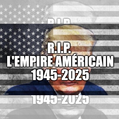 RIP L'EMPIRE AMÉRICAIN: 1945-2025 cover