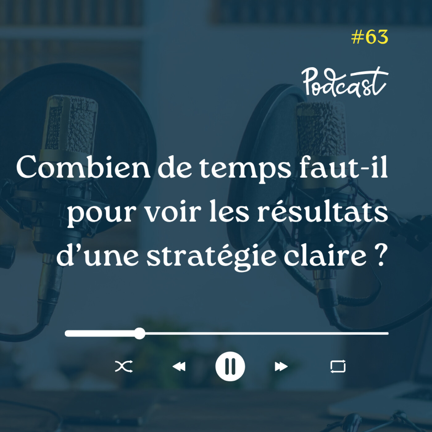3 Minutes Pour Entreprendre #63 - Combien de temps faut-il pour voir les résultats du stratégie claire episode artwork