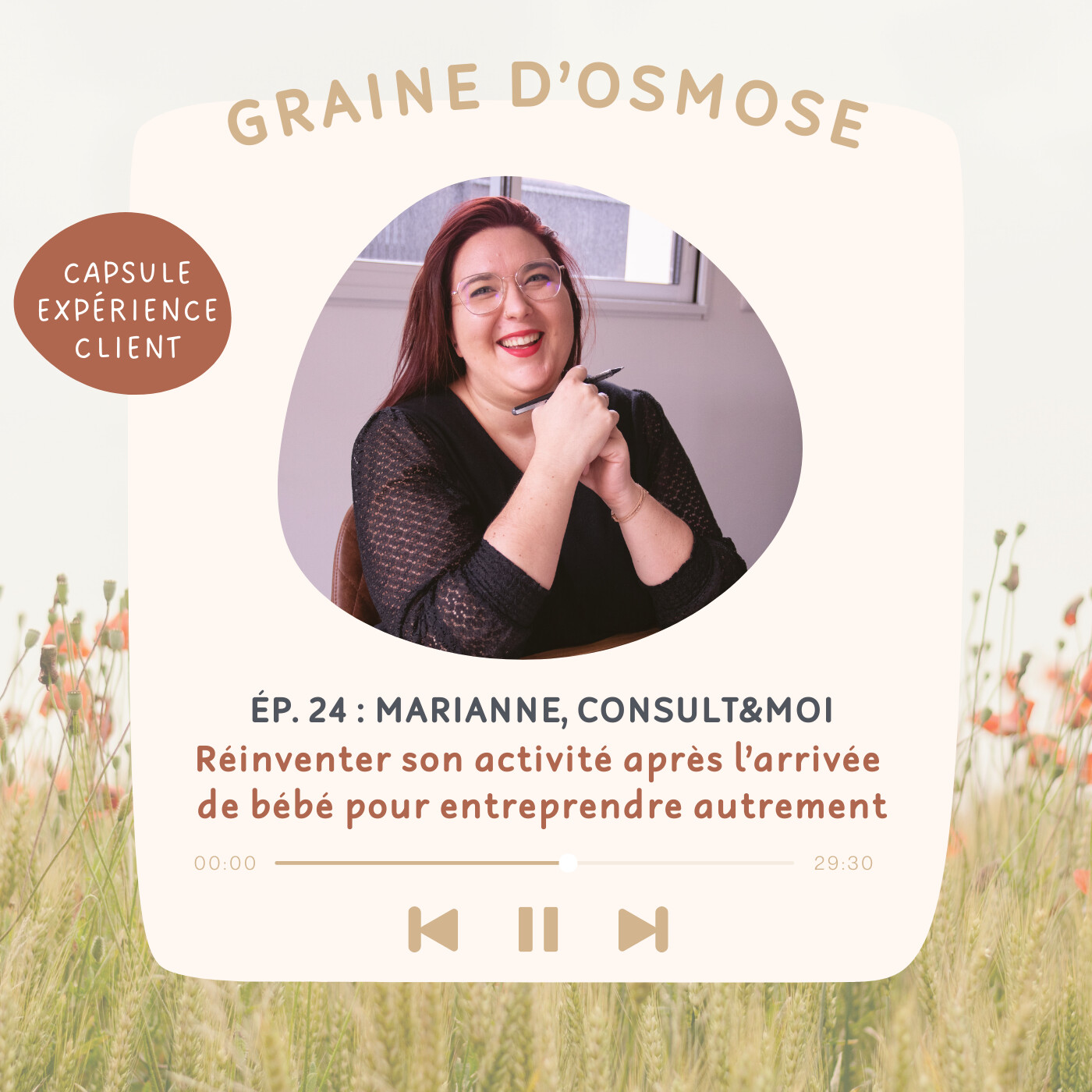 24 - Réinventer son activité après l'arrivée de bébé - Expérience de Marianne episode artwork