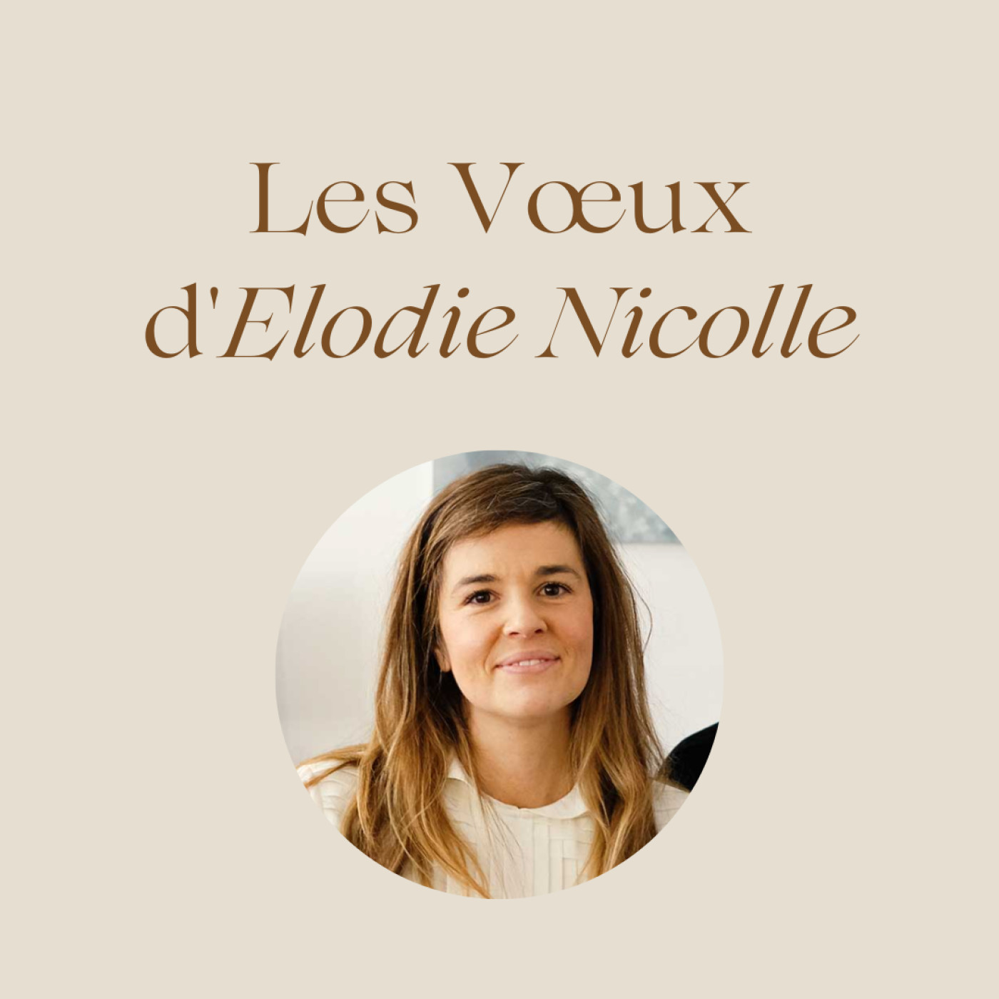 Elodie Nicolle, La source Chiropratique- Voeux 2023