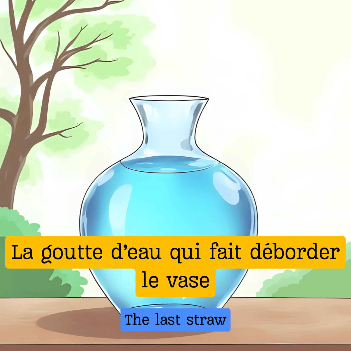 La goutte d’eau qui fait déborder le vase