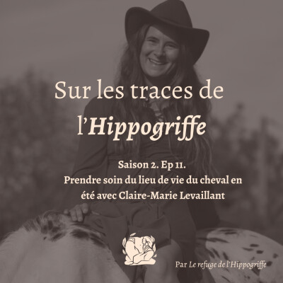 Saison 2. Ep.11 Prendre soin du lieu de vie du cheval en été avec Claire-Marie Levaillant (Equus Paradise) cover