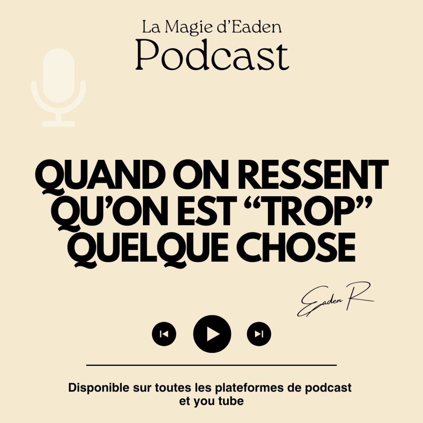 Quand on ressent qu'on est "trop" quelque chose