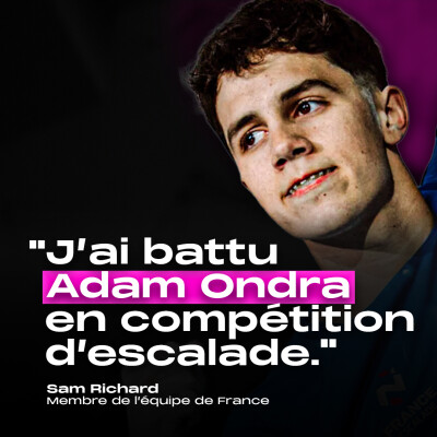 Sam Richard - Tu sais fiston, j'ai battu Adam Ondra cover