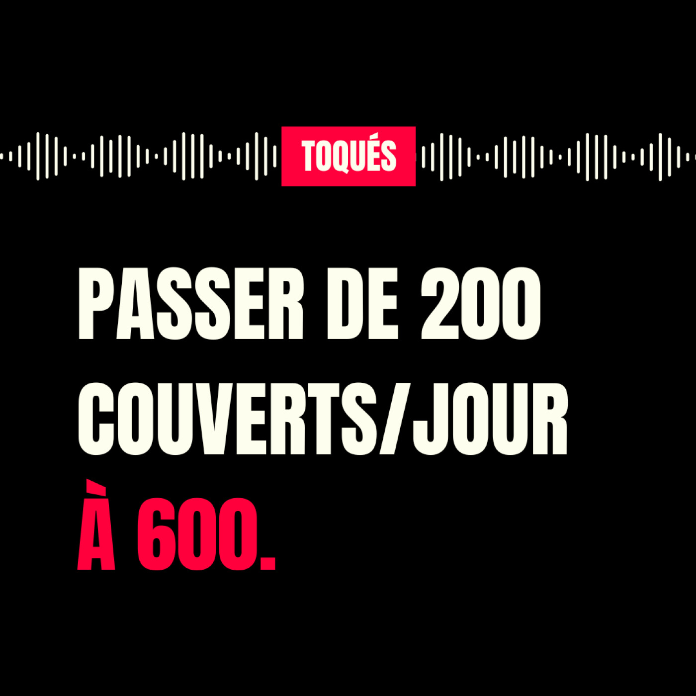 [EXTRAIT] Camille Loas - Loas Artisan des Burgers - Il pensait faire 200 couverts/jour dans une ville de 5 000 habitants. Il en fera 600.