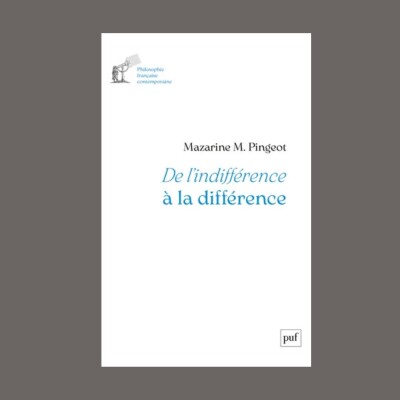 Mazarine M. Pingeot - De l'indifférence à la différence cover