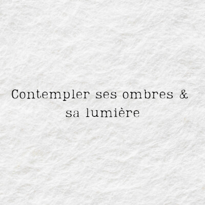 Contempler ses ombres & sa lumière - Barmon.paris | Lecture à basse fréquence cover