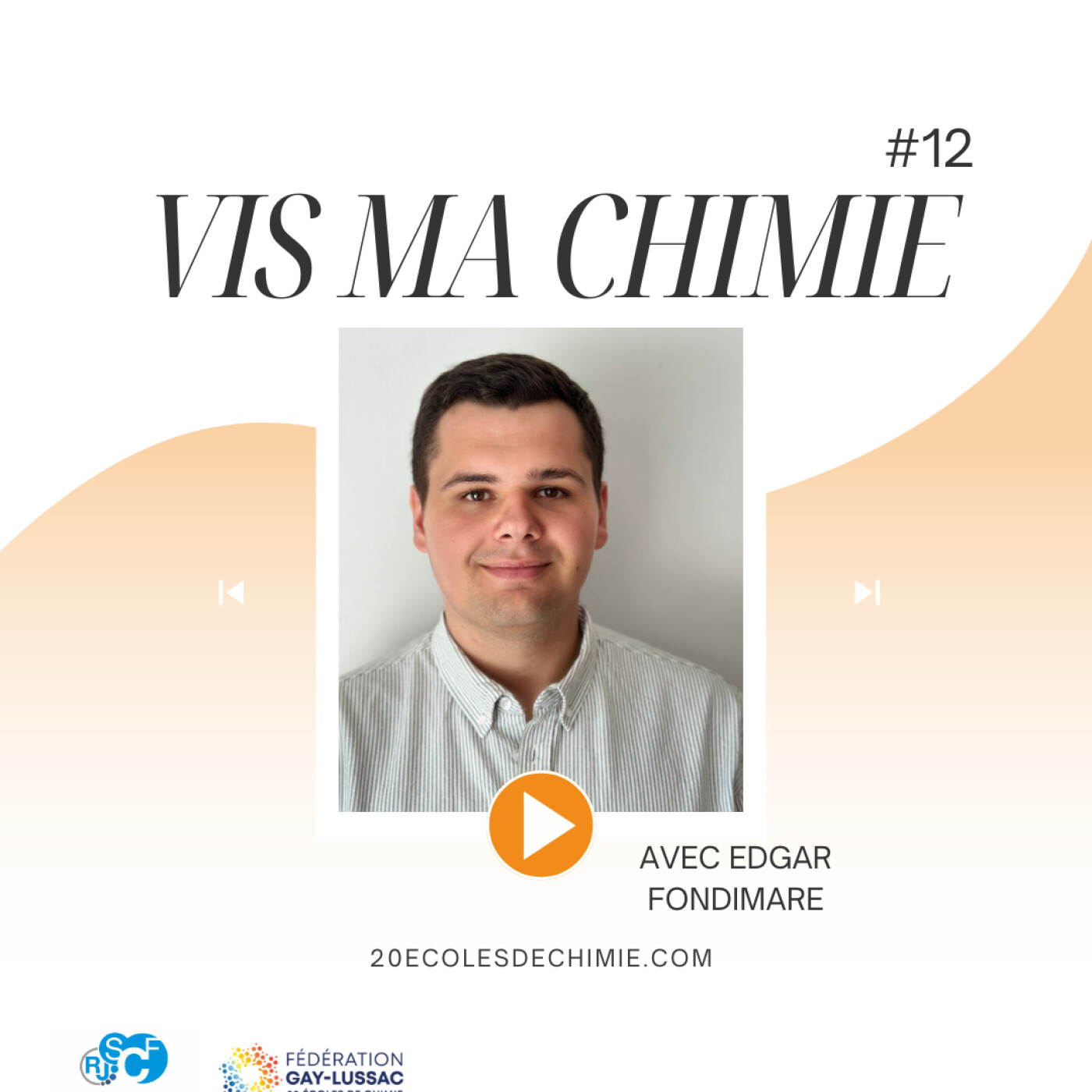 Vis ma chimie #12 avec Edgar Fondimare : Du pneu au labo, le parcours d’un jeune chercheur !
