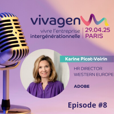 Vivagen Episode 8:  Adobe x VIVAGEN: Transformer l’entreprise par la diversité des âges cover