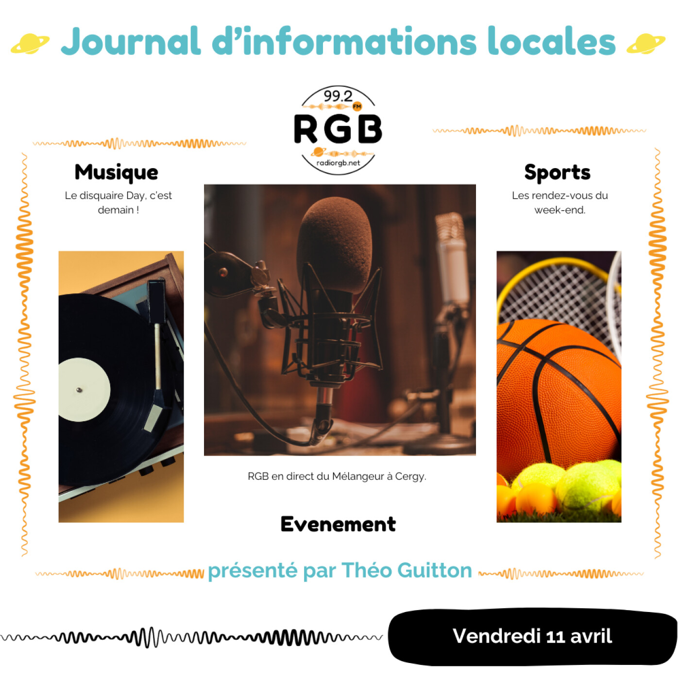 Le journal d\'informations locales - Radio RGB Cergy-Pontoise