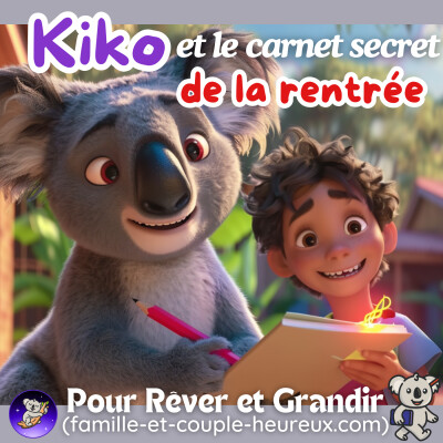 Kiko et le carnet secret de la rentrée 🎒| Histoire pour s’endormir | Pour enfant spécial rentrée 📚 cover