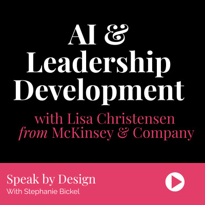 2026 - Studying Great Speakers Episode 6: Future of Learning with Lisa Christensen cover