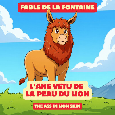 Fable de la Fontaine - L'âne vêtu de la peau du lion cover