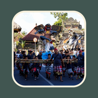 La fête de Nyepi à Bali cover