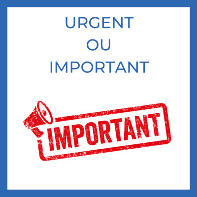 URGENT OU IMPORTANT?  (Rediffusion du Live) cover