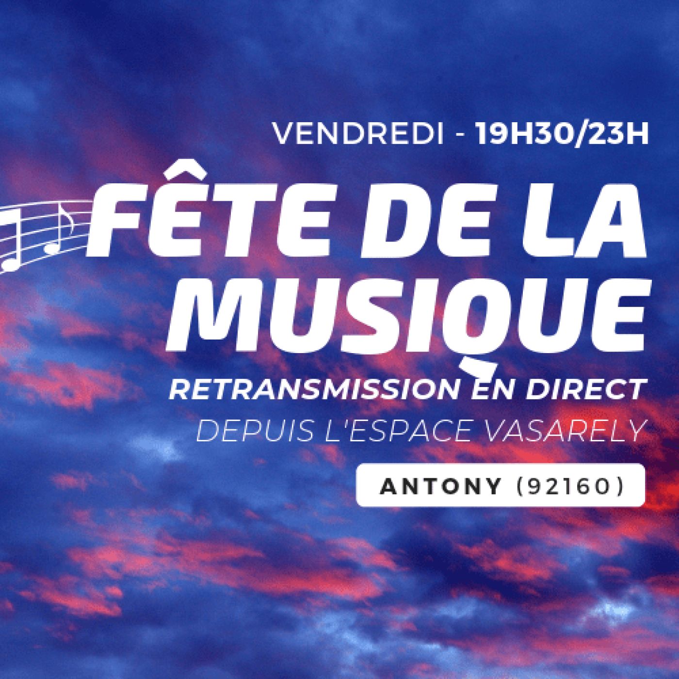 FÊTE DE LA MUSIQUE 2019 À L'ESPACE VASARELY