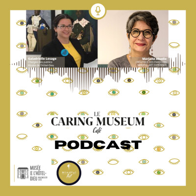 #5 Caring Museum café le avec Galadrielle Lesage et Marjan abadie autrice de "Méditer avec l’art"  ed Eyrolles cover