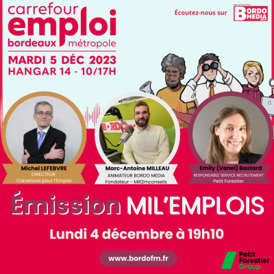 Mil'Emplois Spécial salon du 5 décembre 23 cover