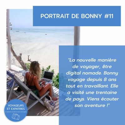Portrait #11 - Bonny, digital nomade depuis 8 années cover