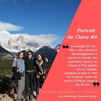 Portrait #4 - Entre expatriations et voyages - Claire cover