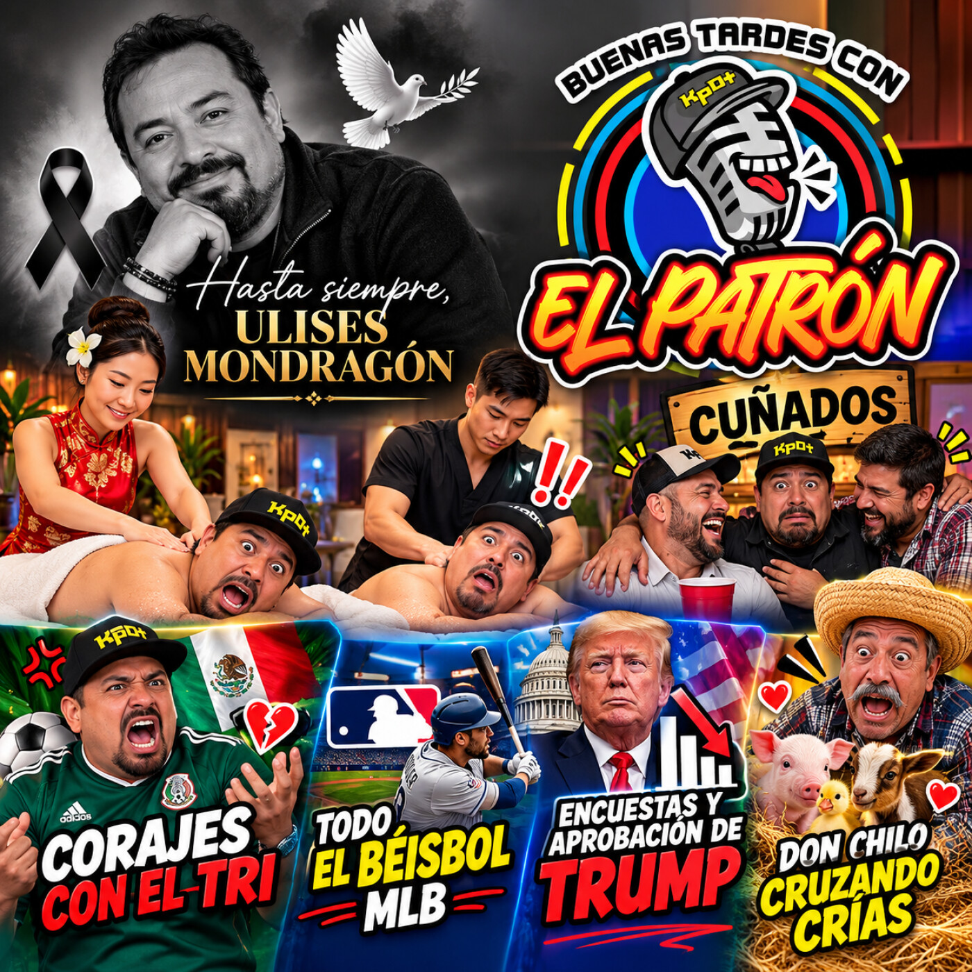 Hasta siempre, Ulises Mondragón 🕊️ | Masajes, cuñados, corajes con el Tri y Don Chilo cruzando crías