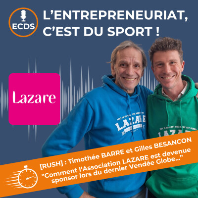 Timothée BARRE de l'ASSOCIATION LAZARE - Quand le sport rencontre la solidarité cover