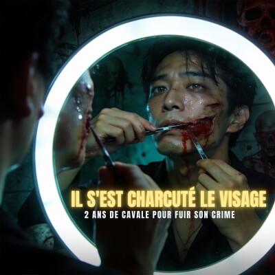 IL S’EST CHARCUTÉ LE VISAGE : 2 ans de cavale pour fuir la justice | Podcast Horreur cover