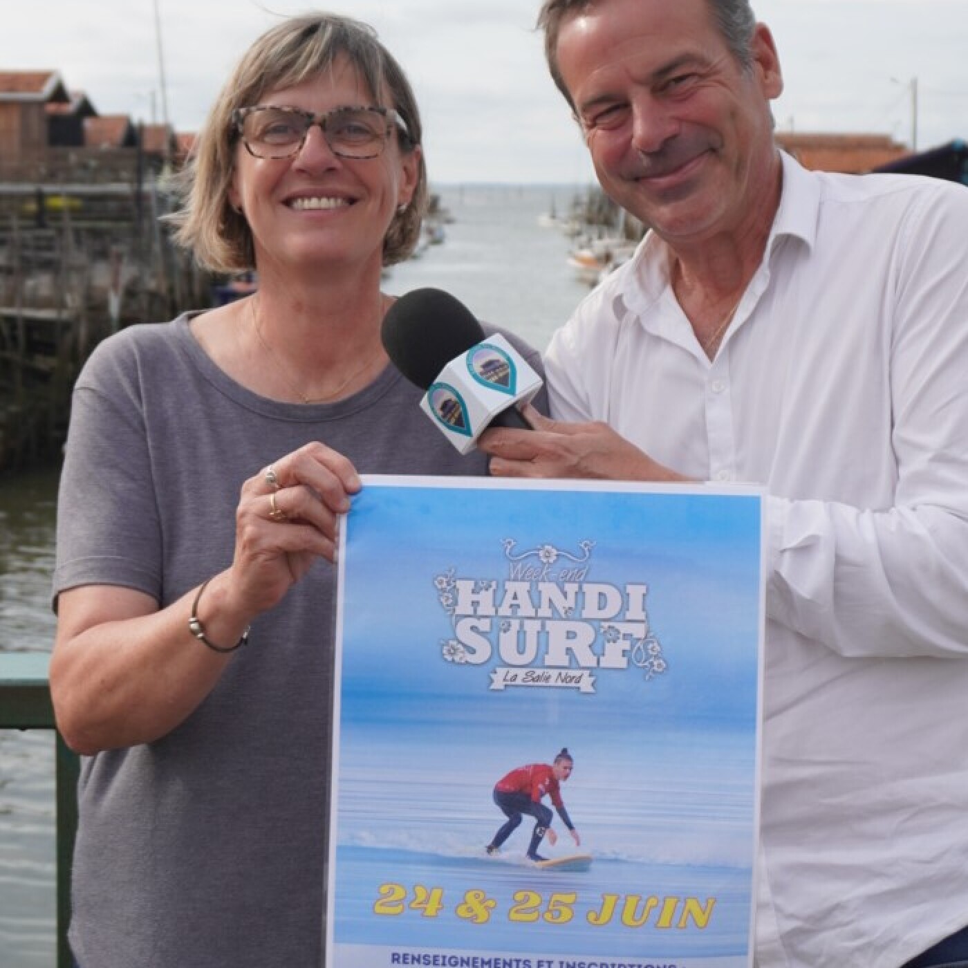 Carole Combecave, la Présidente de M en Rouge nous présente son association ainsi que le week-end Handi-Surf episode artwork