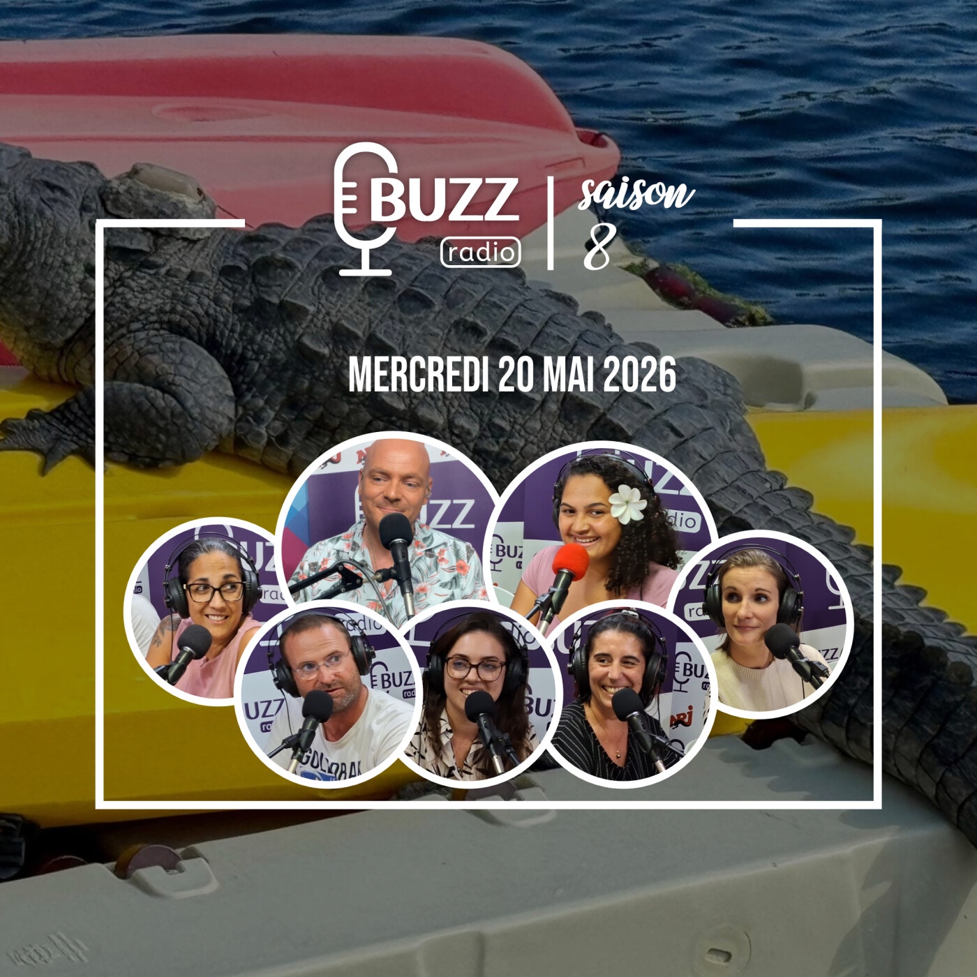 Mercredi 20/05/2026 - Des crocodiles sur des jets ski ! episode artwork