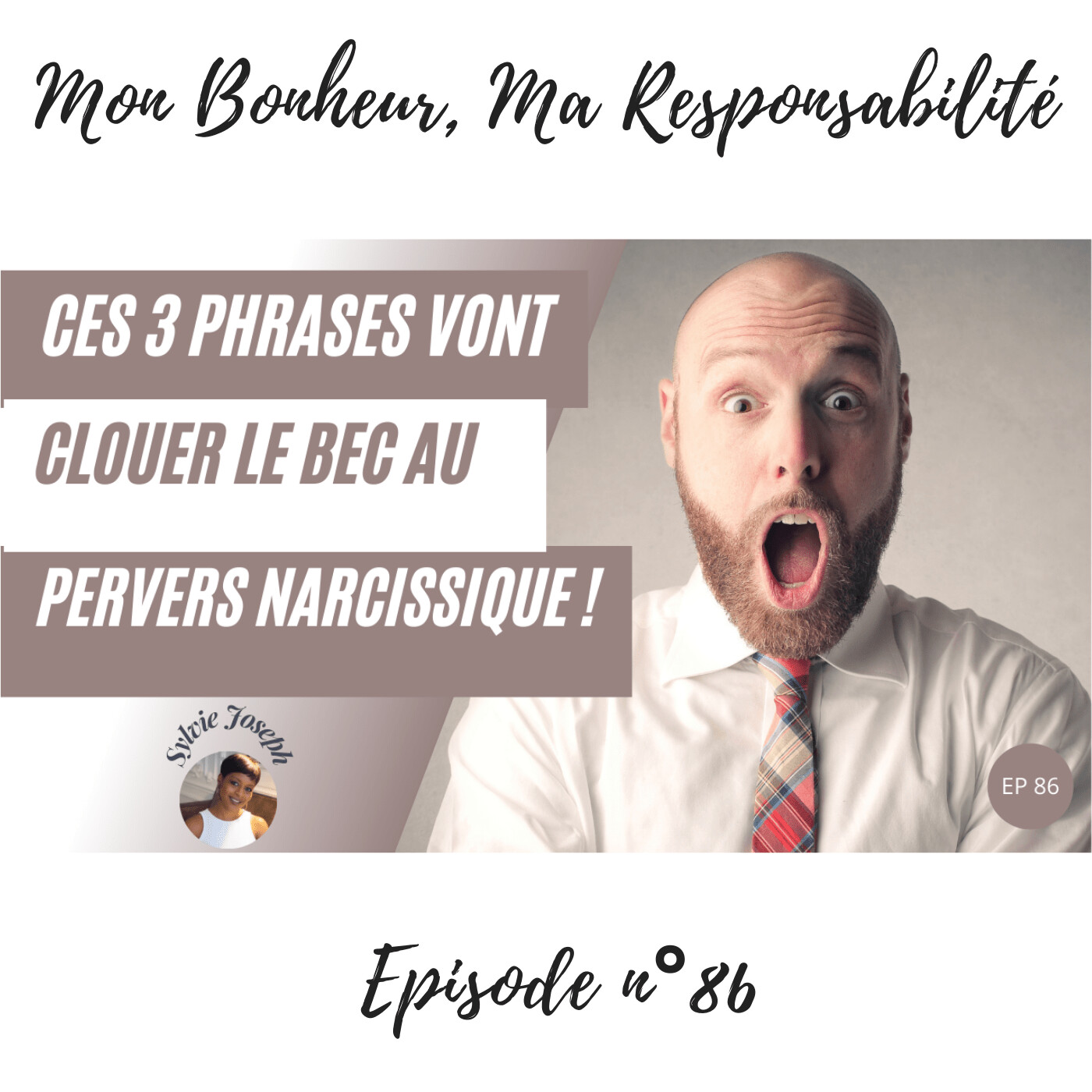Episode 86 : Les 3 meilleures phrases pour clouer le bec au pervers narcissique ! episode artwork