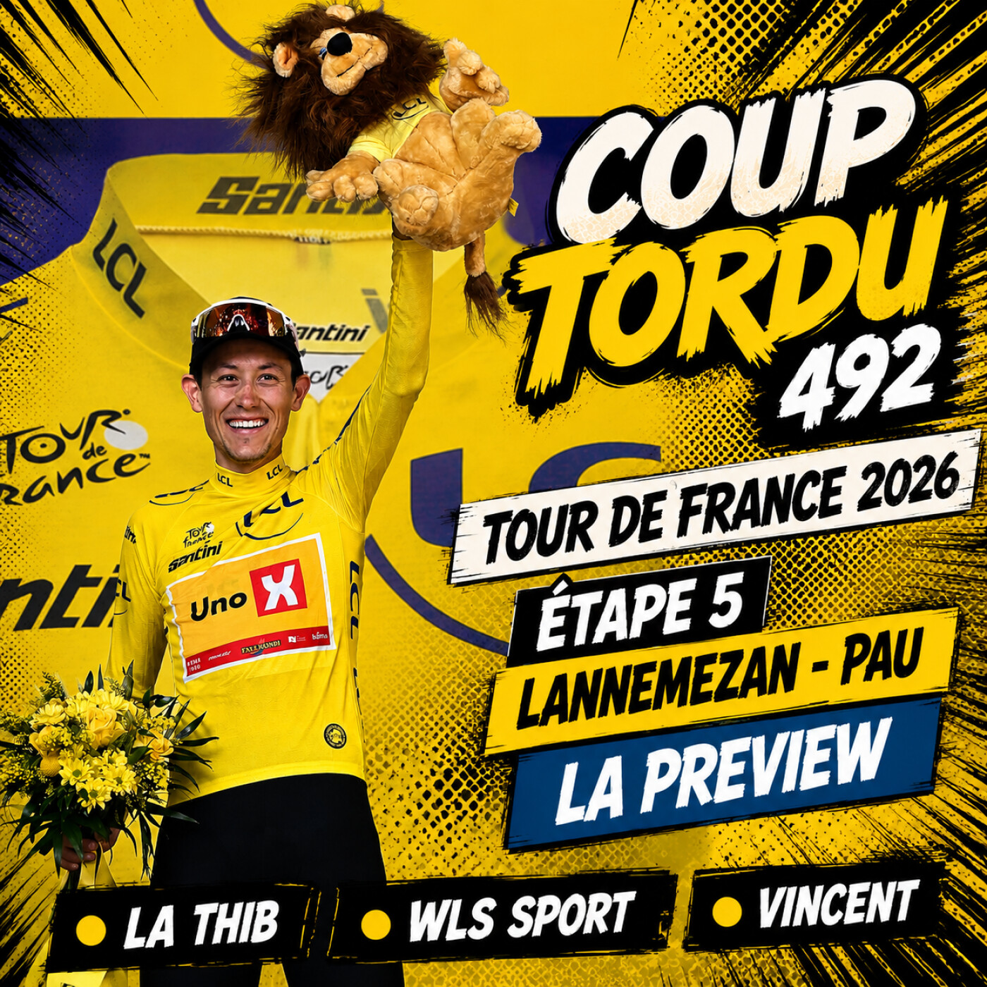 COUP TORDU 492 : TOUR DE FRANCE 2026, LANNEMEZAN PAU, ETAPE 5