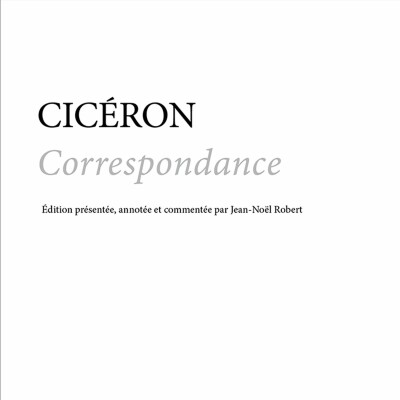 Cicéron - Correspondance cover